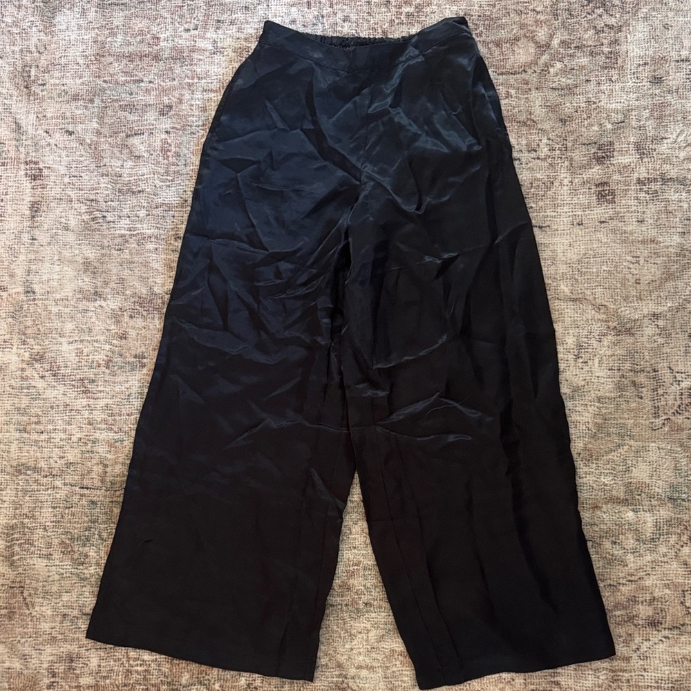 Athleta Black Wide Leg Pants